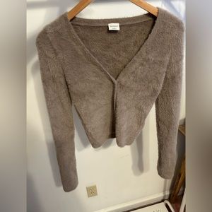 NWT Abercrombie & Fitch Fuzzy Cardigan